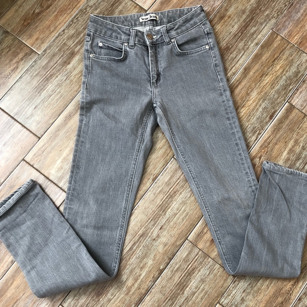 Acne jeans. Royal grey. Size 26/34